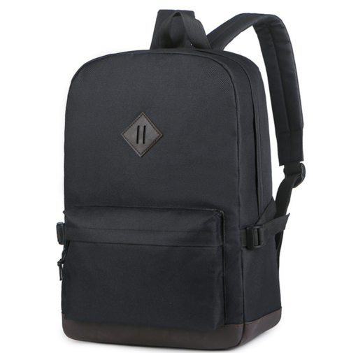 Черный городской рюкзак оптом с нанесением логотипа С042
