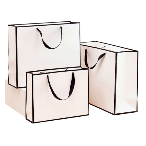 Подарочный пакет оптом разных размеров, цвет белый A01