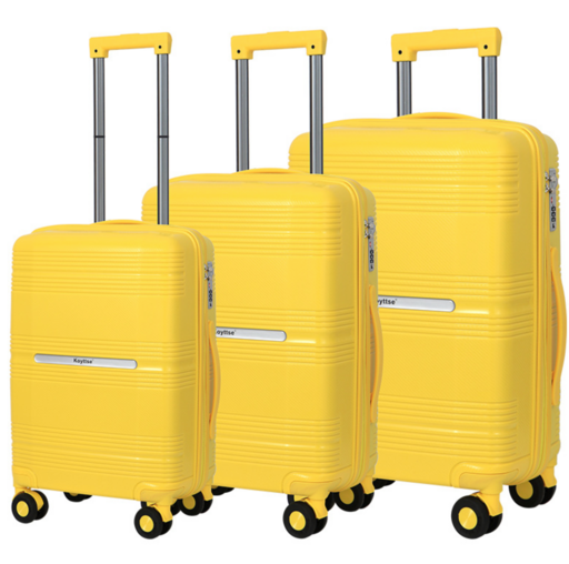 Желтый Комплект из 3-х чемоданов Оптом 0141