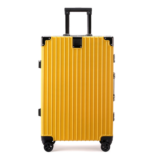 Ярко-желтый чемодан оптом разных размеров 0134