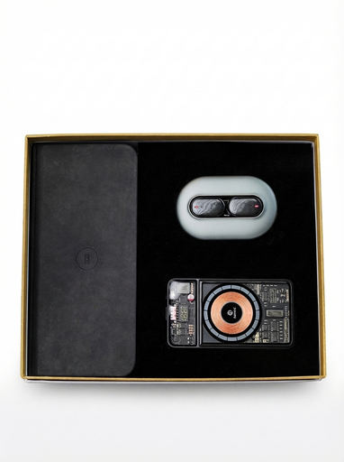 N0128 - Премиальный корпоративный технологический подарочный набор «Всегда на связи»: коврик‑мышьпад с беспроводной зарядкой + AI наушники с переводом + power bank (быстрая зарядка) в подарочной упаковке N0128 - Премиальный корпоративный технологический подарочный набор «Всегда на связи»: коврик‑мышьпад с беспроводной зарядкой + AI наушники с переводом + power bank (быстрая зарядка) в подарочной упаковке