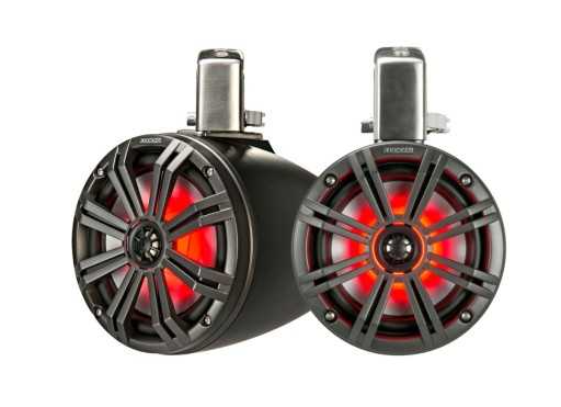 Морская корпусная коаксиальная акустика KICKER KMTC65 65/195W, 4 Ом, 16 см, 20 мм твитер, LED подсветка, Черные гриль и корпус Морская корпусная коаксиальная акустика KICKER KMTC65 65/195W, 4 Ом, 16 см, 20 мм твитер, LED подсветка, Черные гриль и корпус