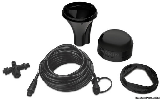 Антенна GPS 24xd Antenna, NMEA2000 Black (включает в себя датчик направления), чёрная 010-02316-20