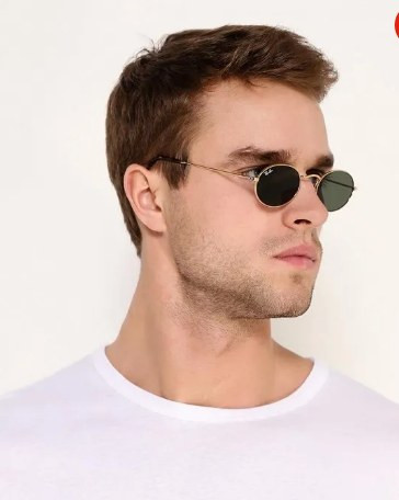 Ray ban oval flat hot sale black