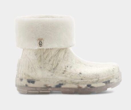 UGG DRIZLITA CLEAR BOOT - WHITE