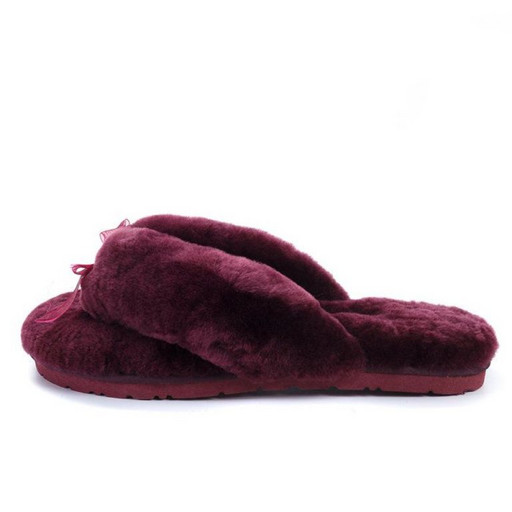 FLUFF FLIP FLOP II DARK PURPLE