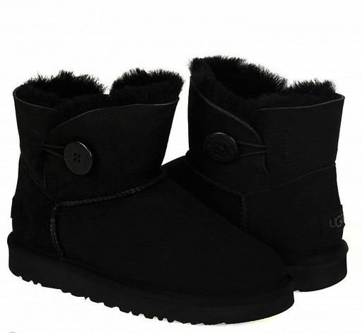 UGG MINI BAILEY BUTTON II BLACK