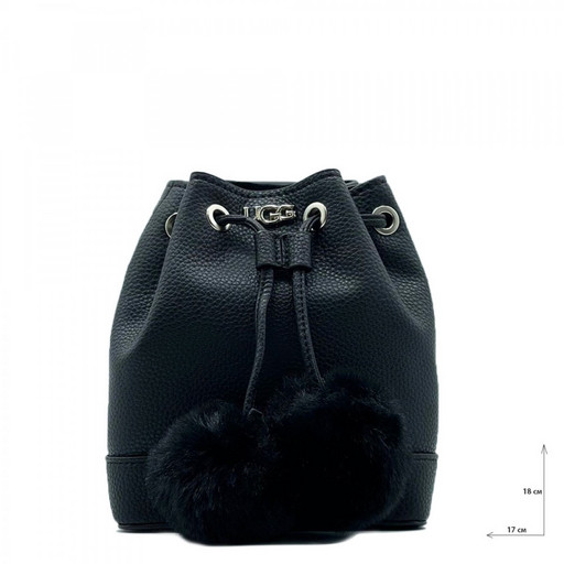 Ugg Aaliyah Bucket Crossbody Pom Black