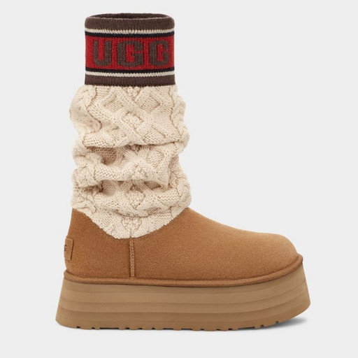 UGG CLASSIC SWEATER LETTER CHESTNUT