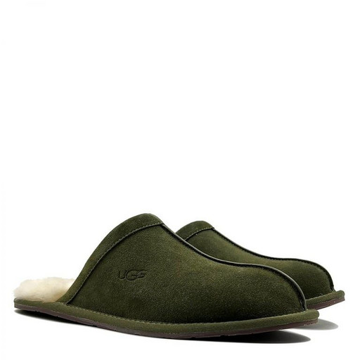 UGG MENS SCUFF SLIPPER BURNT OLIVE