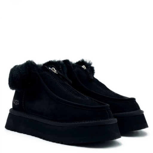 UGG FUNKETT  PLATFORM BOOTS BLACK