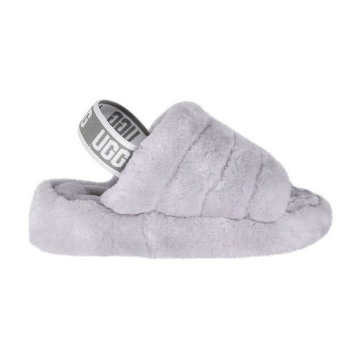 UGG FLUFF YEAH SLIDE GREY VIOLET