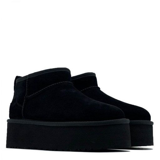 UGG CLASSIC ULTRA MINI PLATFORM BLACK