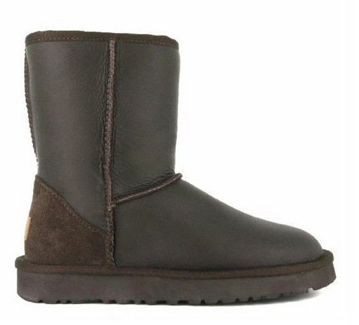 UGG MENS CLASSIC SHORT METALLIC CHOCOLATE