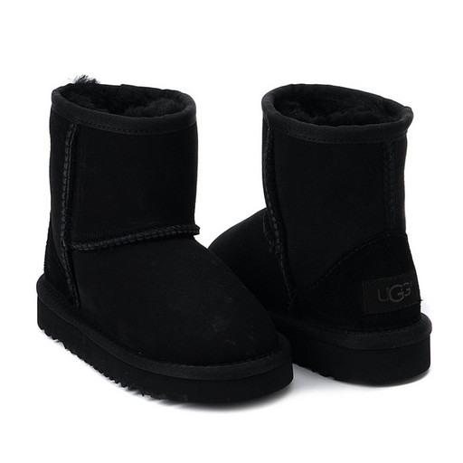 UGG KIDS CLASSIC SHORT BLACK