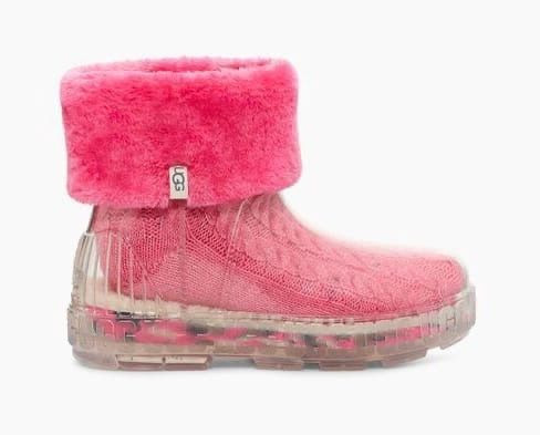 UGG DRIZLITA CLEAR BOOT - TAFFY PINK