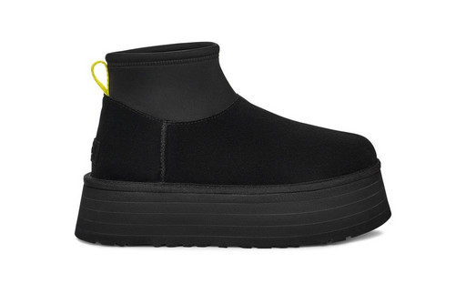 UGG CLASSIC MINI DIPPER BLACK