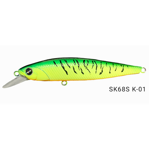 ВОБЛЕР THEOUTDOOR ZOKA SK68S K-01, 6,6 Г, 68 ММ, SINKING