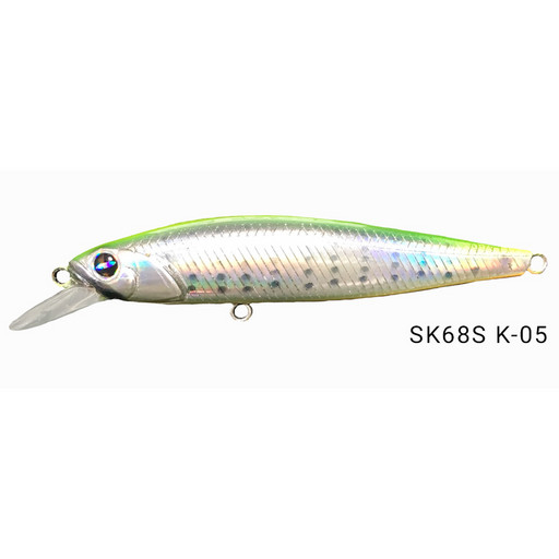 ВОБЛЕР THEOUTDOOR ZOKA SK68S K-05, 6,6 Г, 68 ММ, SINKING