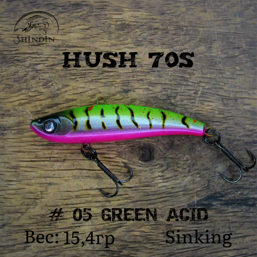 Вайб SHINDIN Hush 70S #05 Green Acid