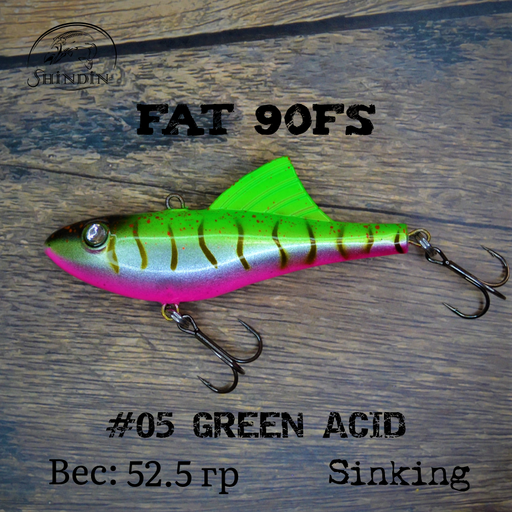 Вайб SHINDIN Fat 90FS #05 Green Acid