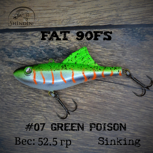 Вайб SHINDIN Fat 90FS #07 Green Poison