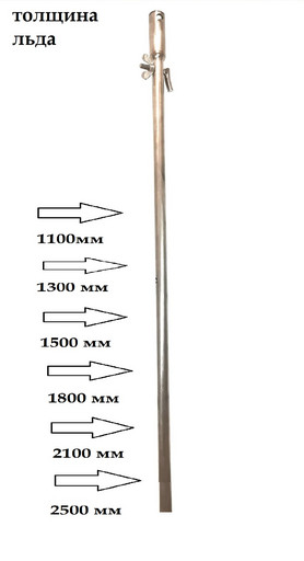 Удлинитель шнека титановый 1500 мм