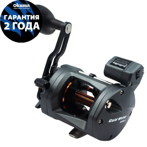 Катушка OKUMA Cold Water CW 20DLA Line Counter LH Trolling 5.1:1