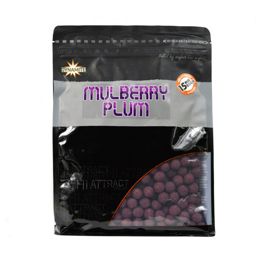 Бойлы тонущие DYNAMITE BAITS Mulberry Plum Hi-Attract 15 мм. 1 кг.