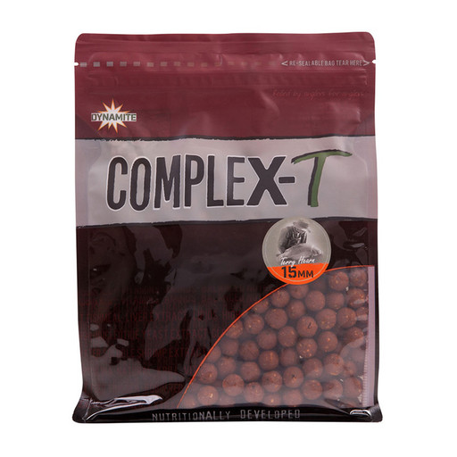 Бойлы тонущие DYNAMITE BAITS Premium CompleX-T 15 мм. 1 кг.