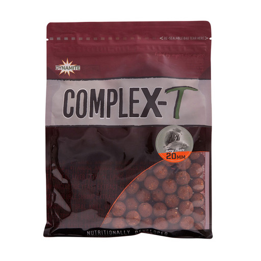 Бойлы тонущие DYNAMITE BAITS Premium CompleX-T 20 мм. 1 кг.