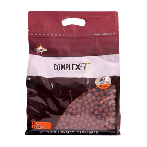 Бойлы тонущие DYNAMITE BAITS Premium CompleX-T 15 мм. 5 кг.