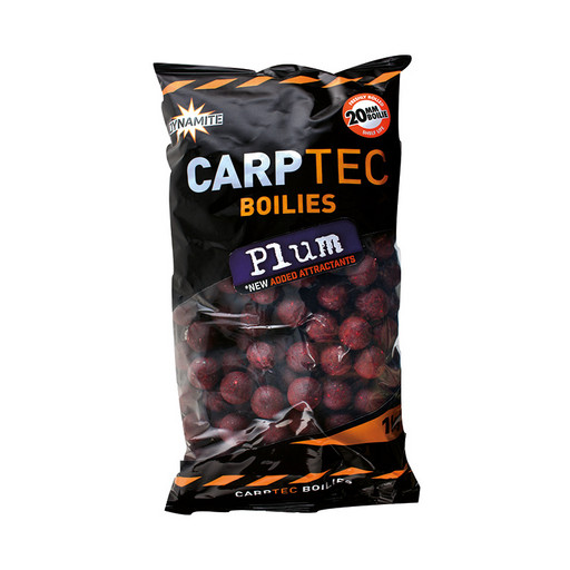 Бойлы тонущие DYNAMITE BAITS Carp-Tec Plum 20 мм. 1 кг.
