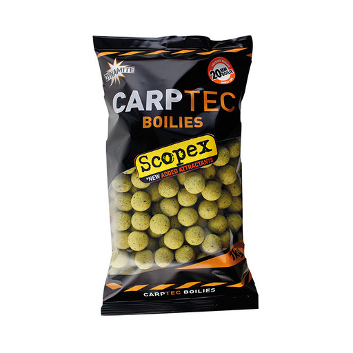 Бойлы тонущие DYNAMITE BAITS Carp-Tec Scopex 20 мм. 1 кг.