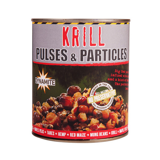 Смесь зерновых консервированная DYNAMITE BAITS Frenzied Pulse Krill Parti-Mix 700гр.