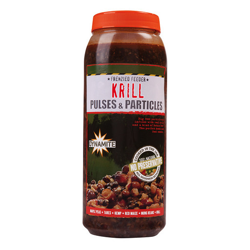 Смесь зерновых консервированная DYNAMITE BAITS Frenzied Pulse Krill Parti-Mix 2.5л.