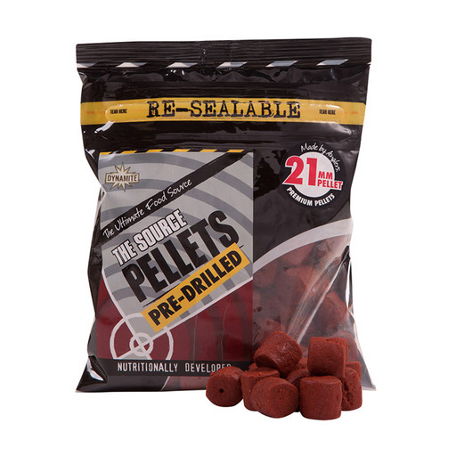 Пеллетс DYNAMITE BAITS The Source 21 мм. (просверл.) 350 гр.