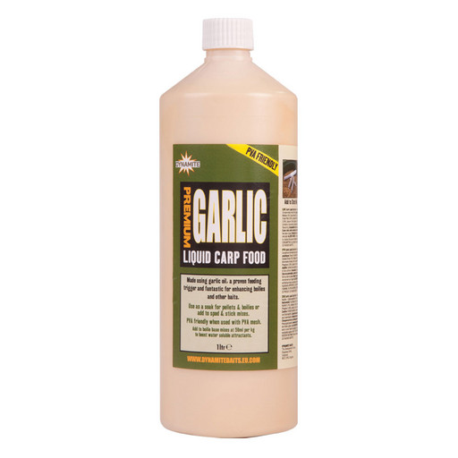 Жидкость DYNAMITE BAITS Carp Food Garlic 1Л.