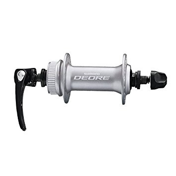 Втулка передн. Shimano Deore, M6000, 36 отв, C.Lock, QR, цв. серебр.