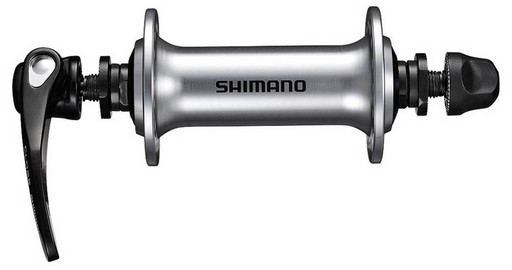 Втулка передн. Shimano, RS300, 32 отв, QR 133мм, серебр.