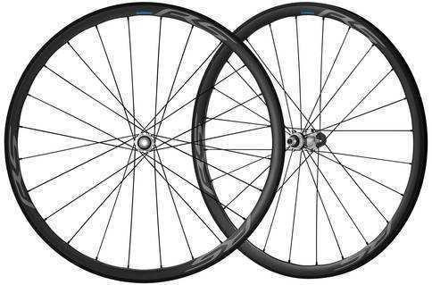 Комплект колес Shimano, RS770, пер. задн, 10-11ск, клинчерн. под диск. торм. C.Lock, под полые оси, цв. черный