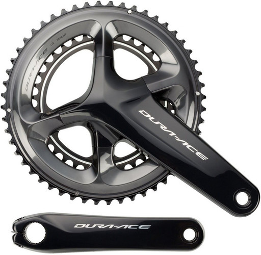 Система Shimano Dura-Ace, R9100-P, 175 мм, ин.вал, 52/36T без каретк. с измерит. мощности