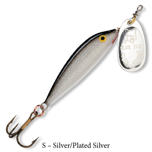 Блесна вращ. BLUE FOX Vibrax Minnow Spin 3 /S (5,5гр.)