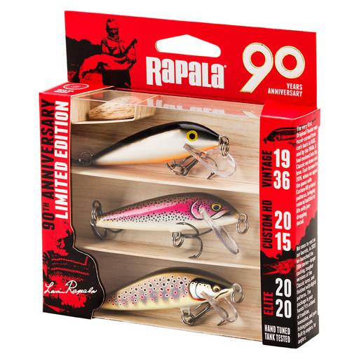 Набор RAPALA 90 лет. Countdown Mid Naturistic /3шт.