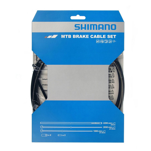 Трос+оплетка торм Shimano, MTB, тр. 1000мм/2050мм нерж.
