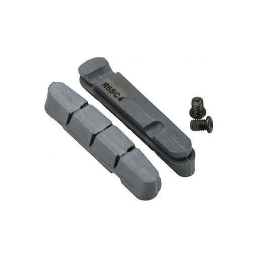 Вкладыш торм. кол. Shimano, шоссейн., R55C4, пара, для карбон. обода