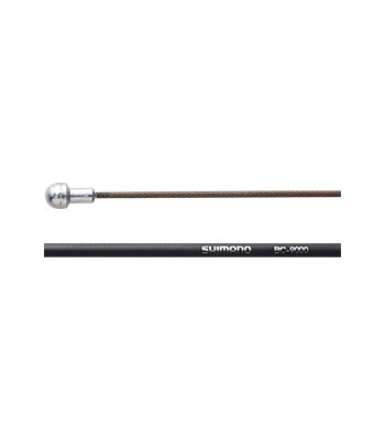 Трос+оплетка торм. Shimano, для BC-9000, полимерн. покр., (2шт), черн.