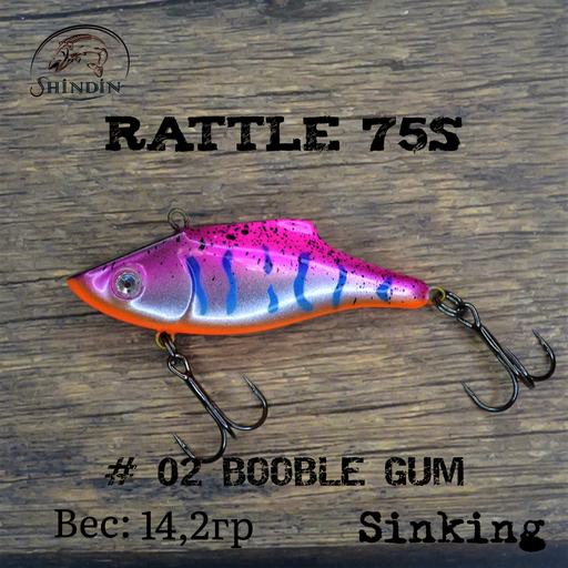 Вайб SHINDIN Rattle 75S #02 Booble Gum