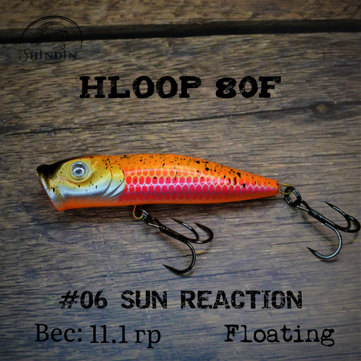 Поппер SHINDIN Hloop 80F #06 Sun Reaction