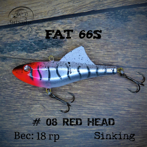 Вайб SHINDIN Fat 66S #08 Red Head